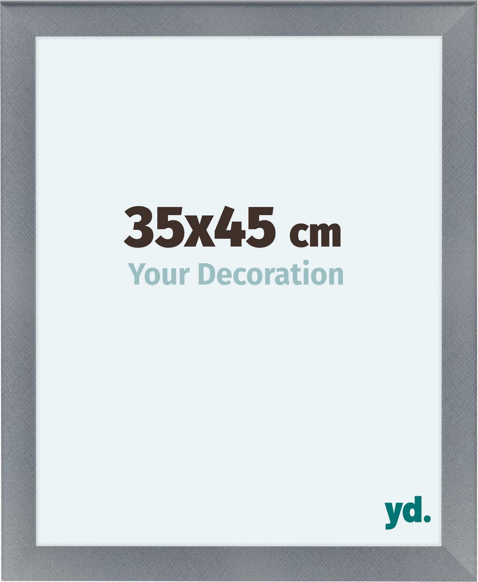 yd. Your Decoration - Fotolijst 35x45 cm - MDF - Aluminium Geborsteld - Como