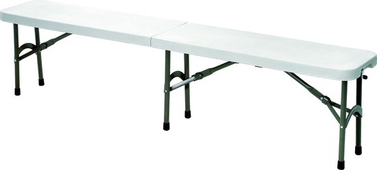 Bartscher kunststof partybank | inklapbaar | 184(b) x 29,5(d) x 44(h) cm