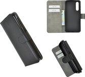 Pearlycase Zwart Hoes Wallet Book Case P voor Huawei P30