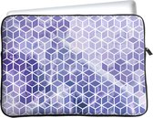 Étui pour tablette Cazy adapté pour Lenovo Tab M10 Plus Gen 3 - Marbre hexagonal violet