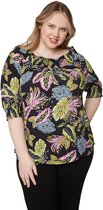 Ciso top zwart met bloemen 54