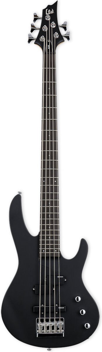 ESP LTD B-15 Kit Black Satin 5-snarige elektrische basgitaar met gigbag