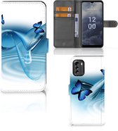GSM Hoesje Nokia G60 Telefoonhoesje Portemonnee Vlinders