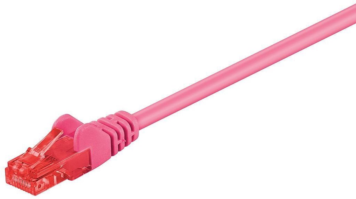 DSIT CAT6 Netwerkkabel - RJ45 - Roze - 20 m