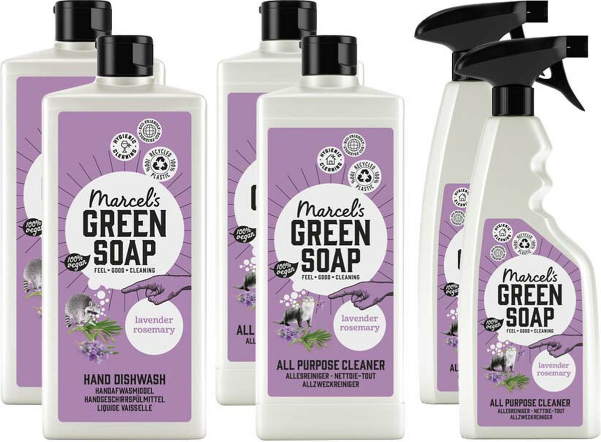 Goedkoopste Marcel's Green Soap Lavendel Schoonmaak Pakket