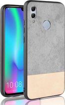 Huawei P Smart (2019) Leren Coating Hybride Hoesje Grijs