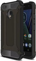 Motorola Moto G5 Hybride Hoesje Zwart