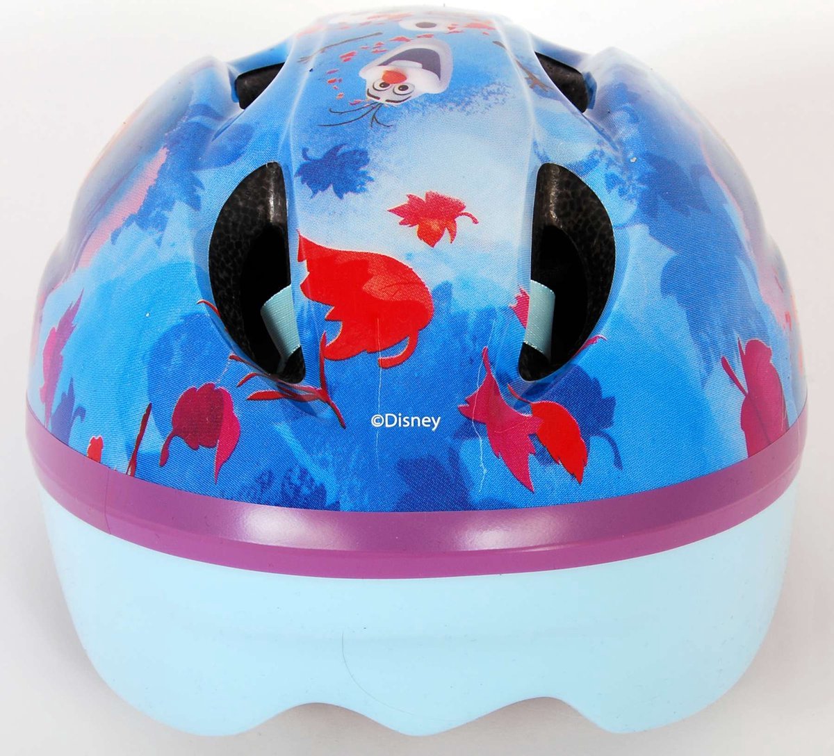 Casque vélo enfant Frozen II violet – Équipement jeune cycliste