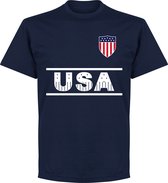 Verenigde Staten Team T-Shirt - Navy - 3XL