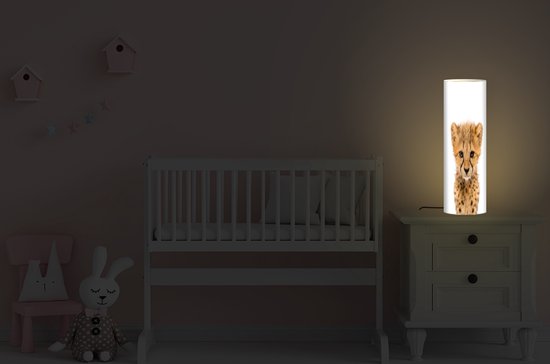 Lamp - Nachtlampje - Tafellamp slaapkamer - Dieren - Kinderen - Luipaard -  Jongen -... | bol.com