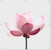 Tuindoek Bloemen - Roze - Natuur - Botanisch - 100x100 cm