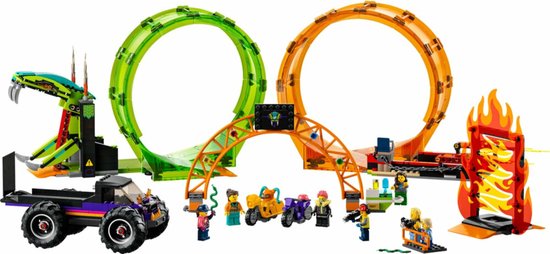 LEGO City Stuntz Dubbele looping stuntarena - 60339