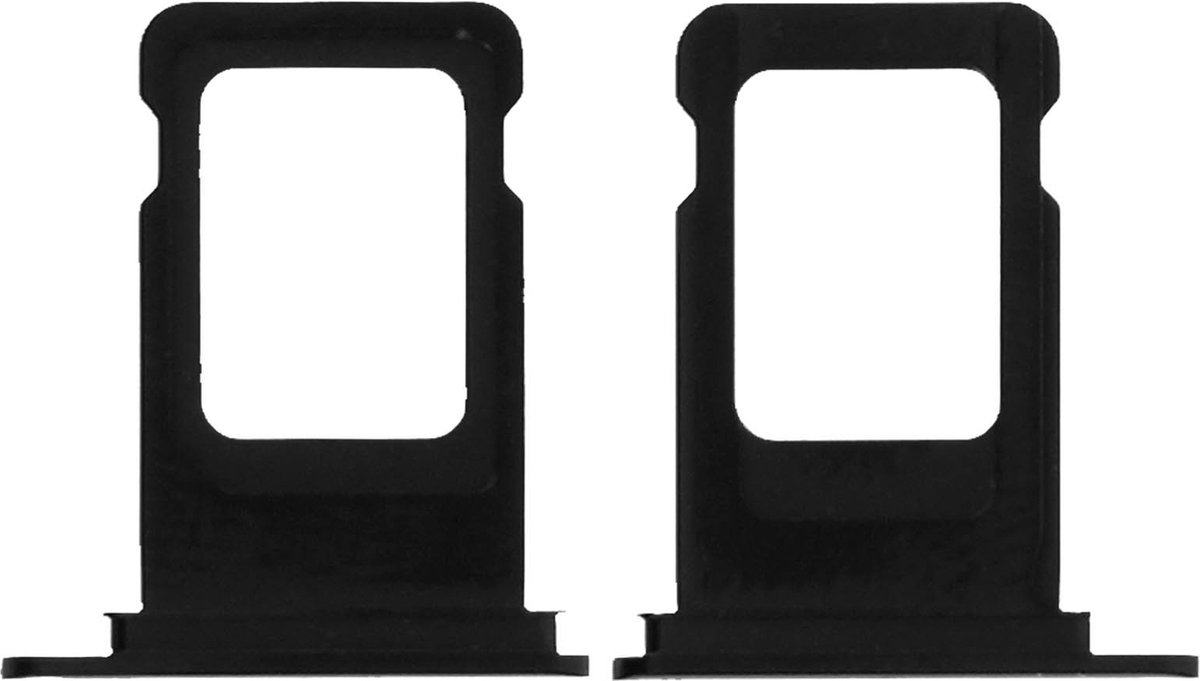Avizar Tiroir SIM pour Geschikt voor Apple iPhone XR support carte nano SIM, Zwart