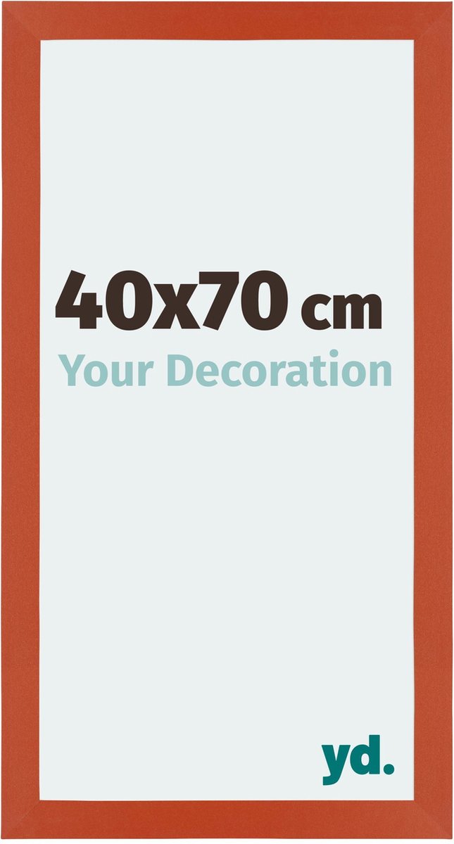 yd. Your Decoration - Fotolijst 40x70 cm - MDF - Oranje - Mura