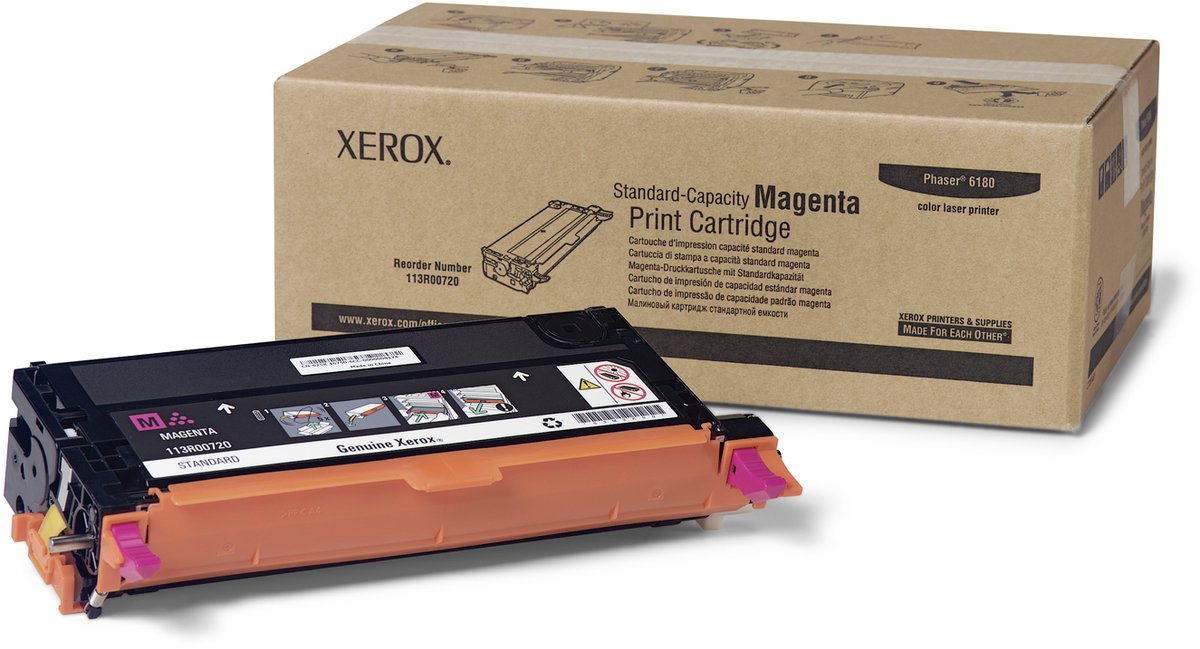 XEROX 113R00720 - Toner Cartridge / Rood / Standaard Capaciteit