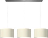 Home Sweet Home hanglamp Bling - verlichtingspendel Beam inclusief 3 lampenkappen - lampenkap 35/35/21cm - pendel lengte 100 cm - geschikt voor E27 LED lamp - warm wit