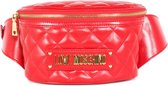 Love Moschino New Shiny Quilted Dames Heuptas - Rood