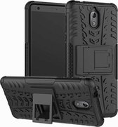 Nokia 2.1 2018 - Schokbestendige Back Cover - Zwart