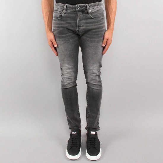 G-star 3301 Slim Jeans Zwart 30 / 34 Man