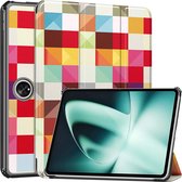 iMoshion Tablet Hoes Geschikt voor OnePlus Pad - iMoshion Design Trifold Bookcase - Meerkleurig /Various Colors