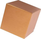 QAZQA cube - Design Wandlamp voor binnen - 1 lichts - D 135 mm - Koper -  Woonkamer | Slaapkamer | Keuken