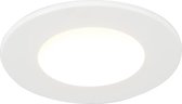 QAZQA blanca - Moderne LED Inbouwspot - 1 lichts - Ø 83 mm - Wit -  Woonkamer | Slaapkamer | Keuken
