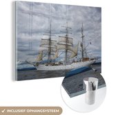 Peinture sur Verre - Voilier - Nuages - Water - 150x100 cm - Peintures sur Verre Peintures - Photo sur Glas