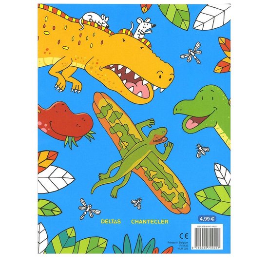 Thumbnail van een extra afbeelding van het spel Dino coloring
