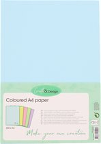 Bloc de papier de couleur pastel - Multicolore - Papier - 250 x A4 - Artisanat - DIY - Créatif - Artisanat
