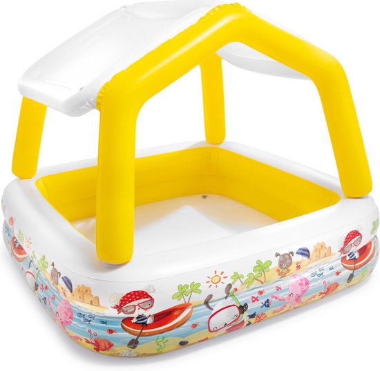 INTEX - baby zwembad - met afneembare luifel - 157x157x122 cm