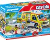 foto van PLAYMOBIL City Life Ambulance met licht en geluid - 71202
