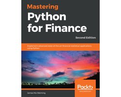 Omslag van Mastering Python for Finance