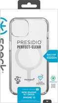 Speck Presidio Perfect Clear iPhone 14 Hoesje MagSafe Transparant