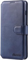 AZNS Samsung Galaxy S10 5G Portemonnee Hoesje Kunstleer Blauw