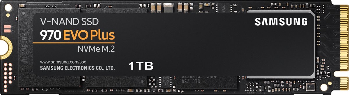 Samsung 970 EVO Plus - Interne SSD - PCIe 3.0 - NVMe M.2 - 1 TB | bol