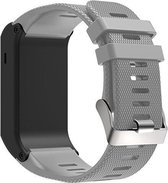 Siliconen bandje Garmin Vivoactive HR|Grijs / Grey|Premium kwaliteit|Inclusief schroevendraaiers | One Size |TrendParts