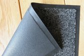 Ikado  Ecologische droogloopmat donkerbruin  88 x 118 cm