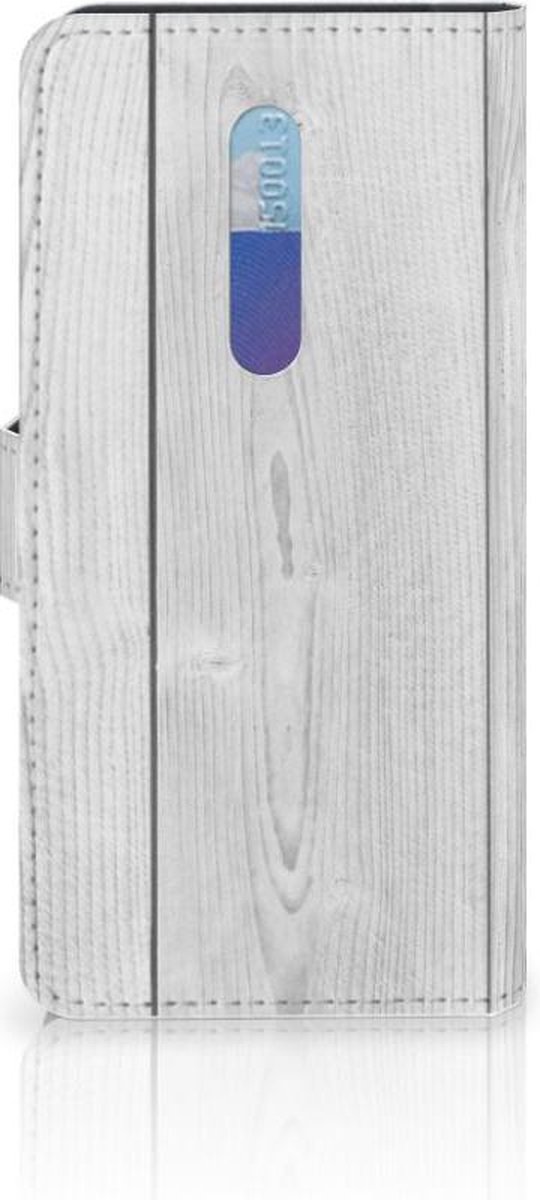 Xiaomi Redmi K20 Pro Book Style Case White Wood