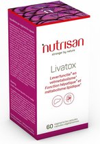 Nutrisan Livatox Vegetarische Capsules Leverfunctie & Vetmetabolisme 60Capsules