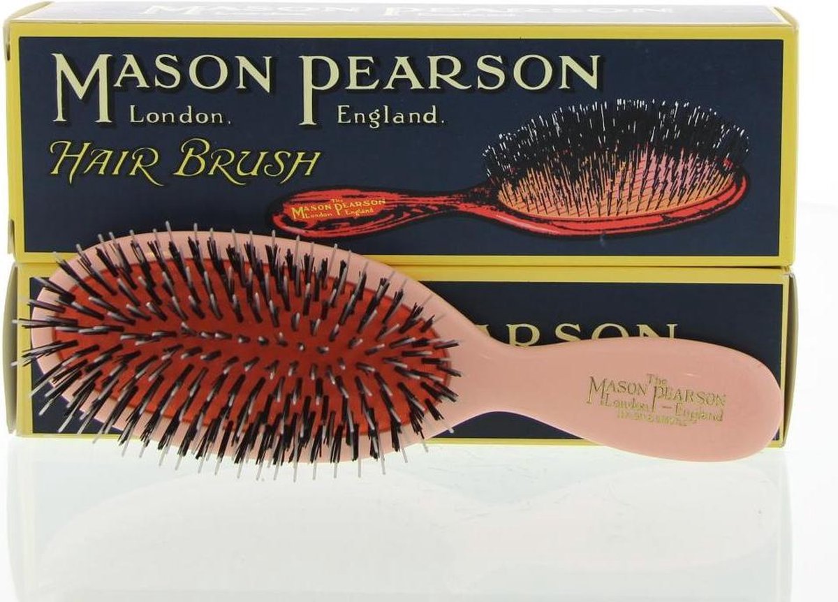 Mason Pearson Pocket Bristle & Nylon Roze | bol.com