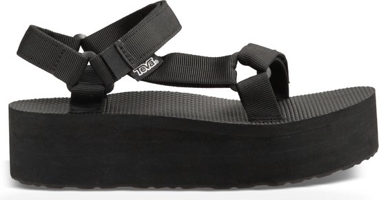 Teva W Flatform Universal Dames Sandalen - Zwart - Maat 36 | bol.com