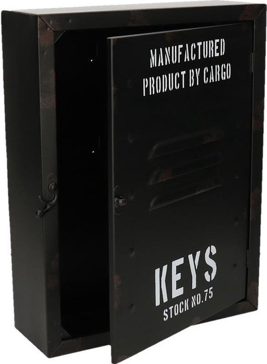 Locker sleutelkastje van metaal 30 cm - Merkloos