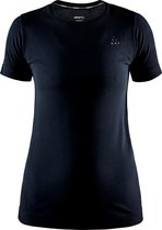 Craft Fuseknit Light Sportshirt Dames - Black - Maat XL