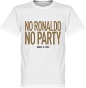 No Ronaldo No Party T-Shirt - M