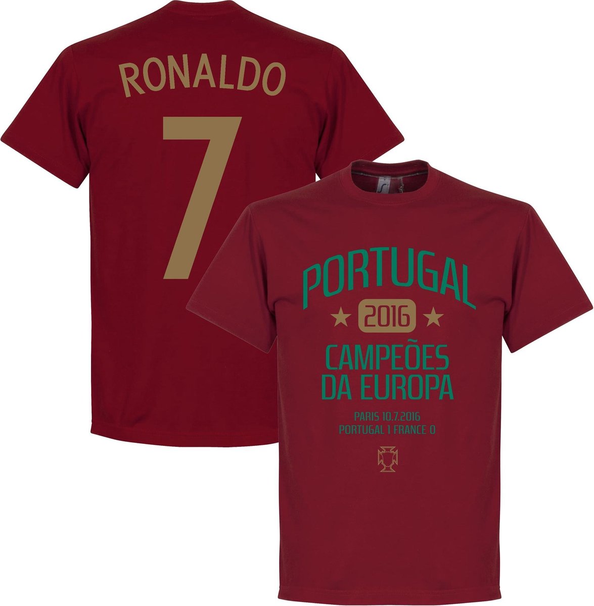 Portugal EURO 2016 Winners Ronaldo T-Shirt - XL