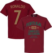 T-Shirt Ronaldo Gagnants de l'EURO 2016 du Portugal - XL