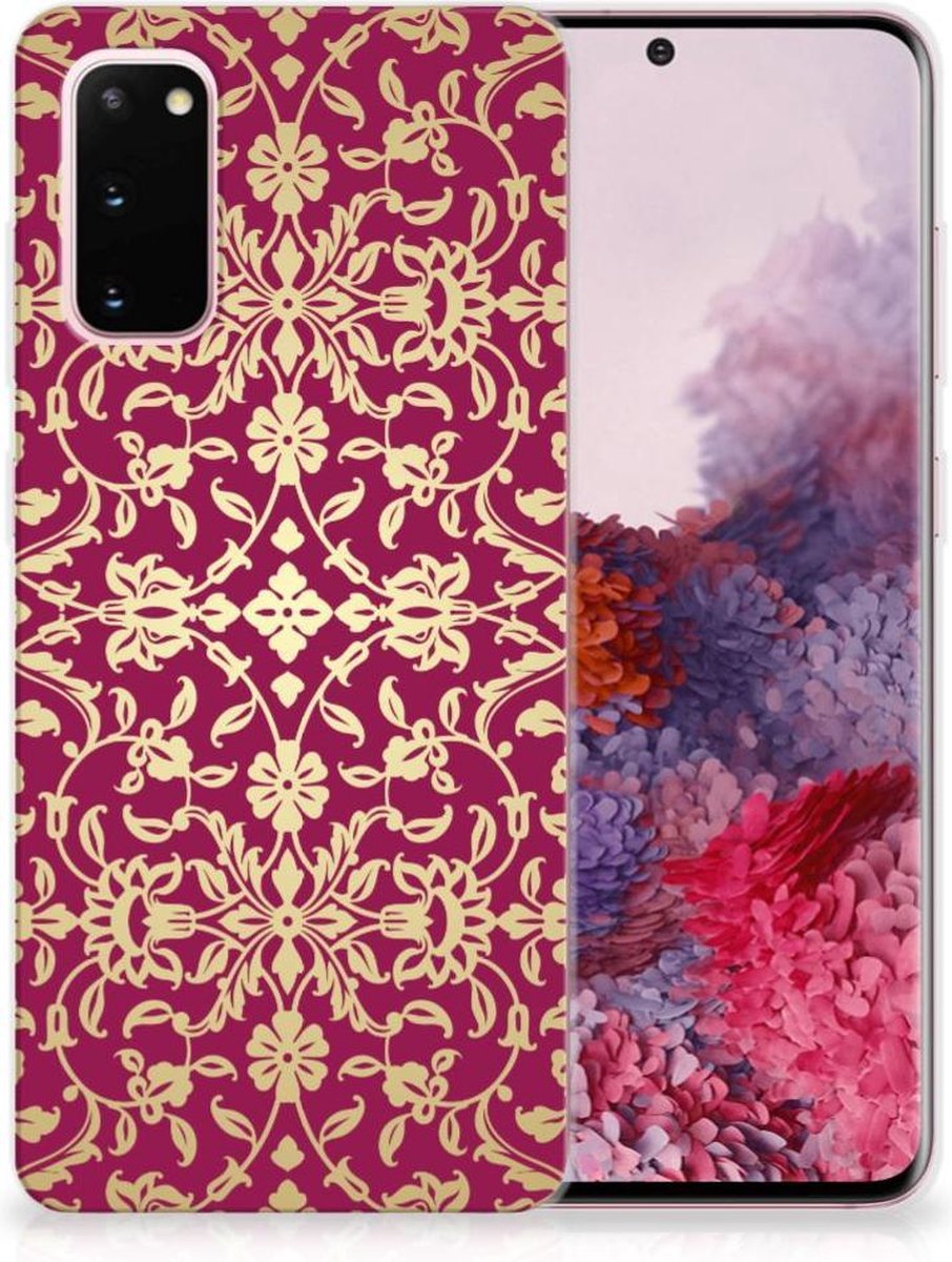 Siliconen Hoesje Samsung Galaxy S20 Barok Pink