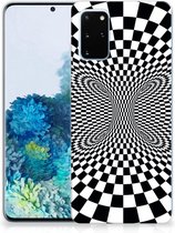 TPU Hoesje Geschikt voor Samsung Galaxy S20 Plus Zwart-Wit Design Illusie