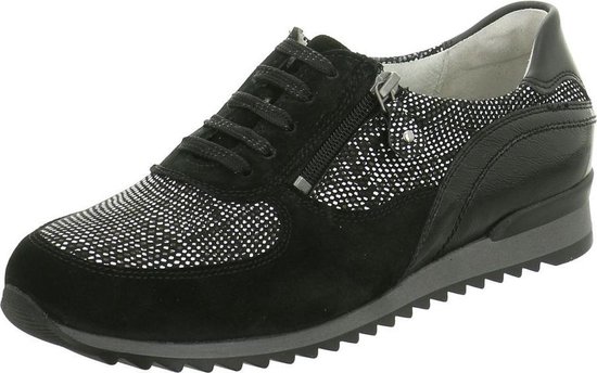Waldläufer dames veterschoenen blauw, blauw, 38.5 EU X-breed