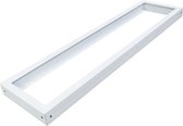 LED Paneel 30x120 - Aigi - Opbouw Frame - Aluminium - Wit - BSE